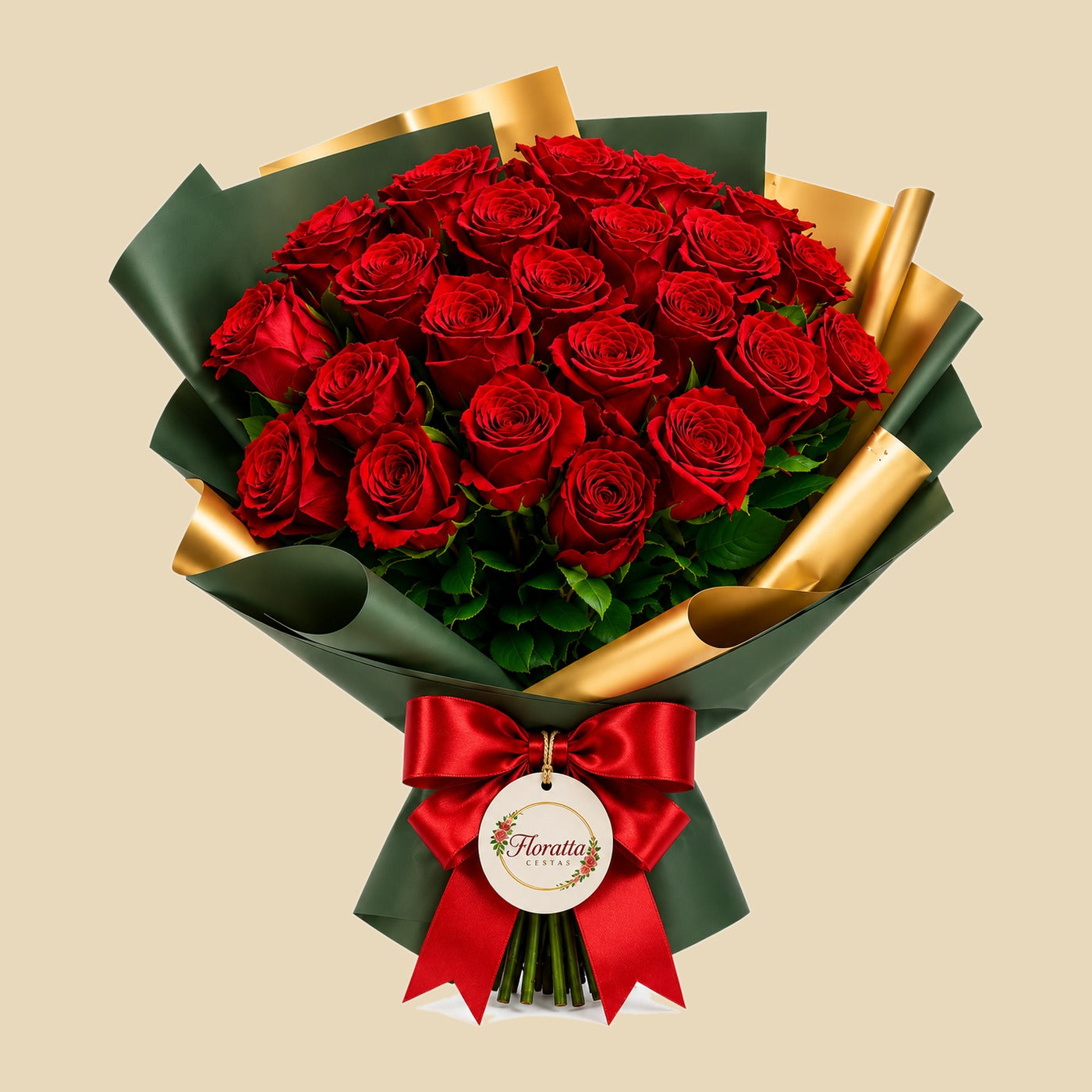Buquê com 20 Rosas Vermelhas — presente da Floratta em Ribeirão Preto